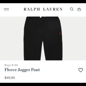 Ralph Lauren fleece joggers